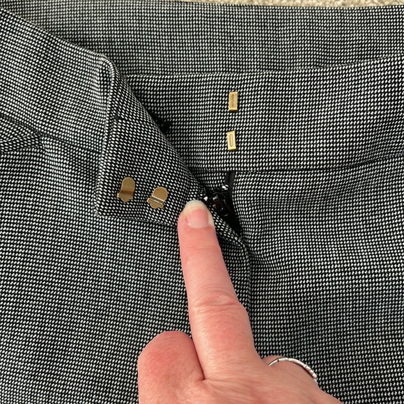 Anne Klein houndstooth pattern dress pants/trousers Sz 6 - Picture 11 of 16